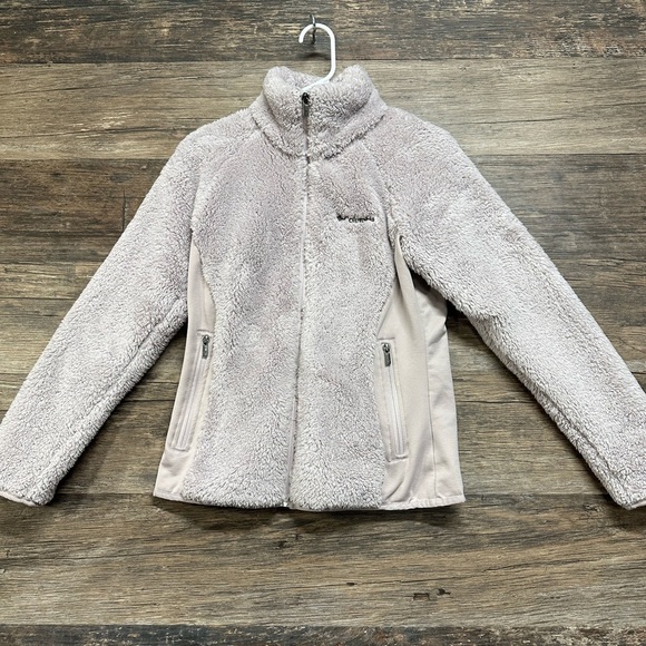 Columbia Women's Light Pale Purple Grayish Fleece Jacket Coat - Picture 6 of 6